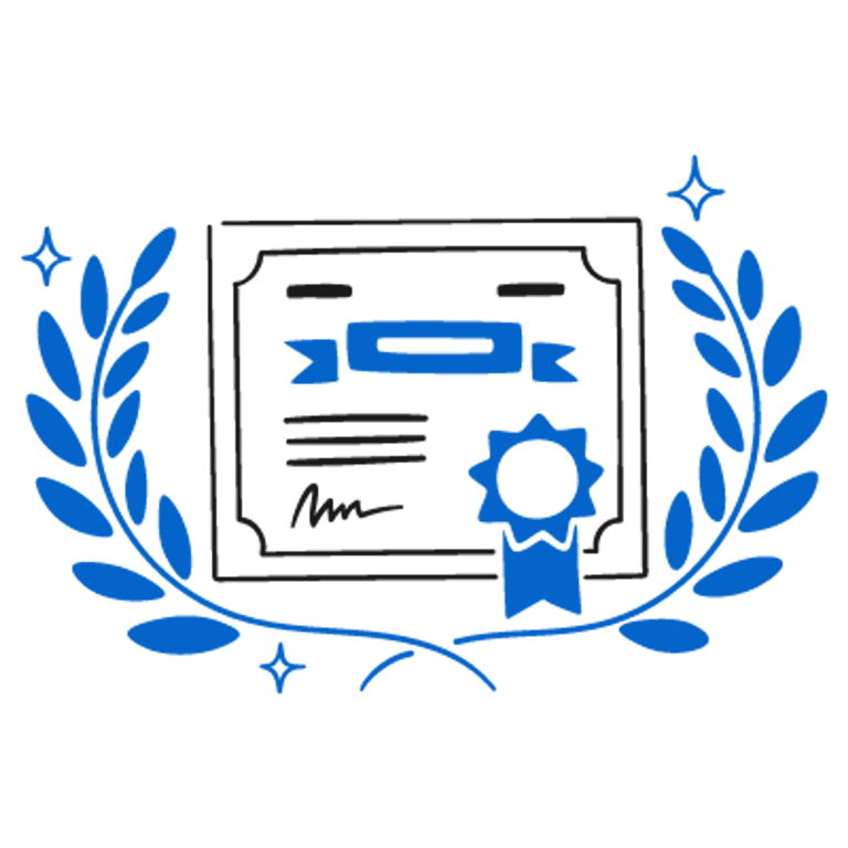 Estate planning certificate illustration